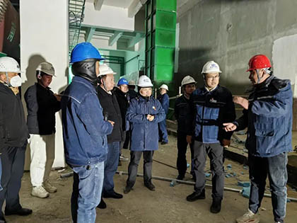 瀘天化集團(tuán)領(lǐng)導(dǎo)調(diào)研指導(dǎo)寧夏高效復(fù)合肥項(xiàng)目建設(shè)工作