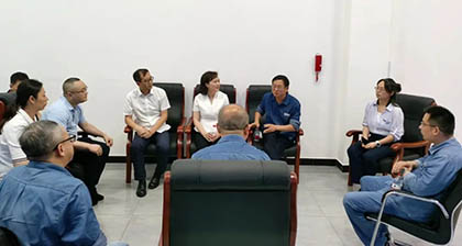 瀘州市委組織部到瀘天化股份公司調(diào)研指導(dǎo)工作