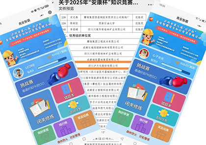 瀘天化股份公司在省市安全知識(shí)競賽中斬獲佳績