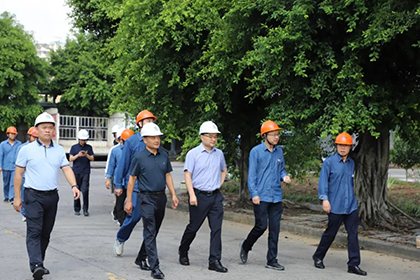 瀘州市生態(tài)環(huán)境局到天宇油脂公司開展環(huán)保專項(xiàng)調(diào)研